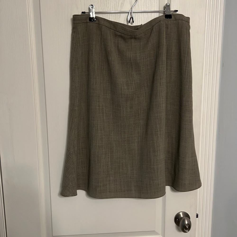 Brown and cream skirt